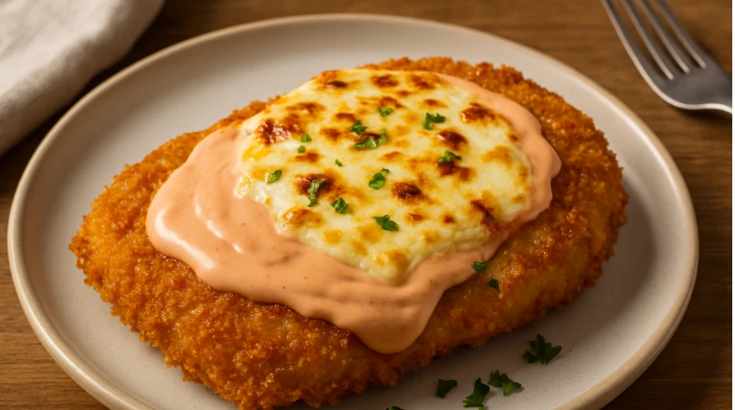 Frango Empanado com Molho Rosé Cremoso: Receita Fácil e Crocante