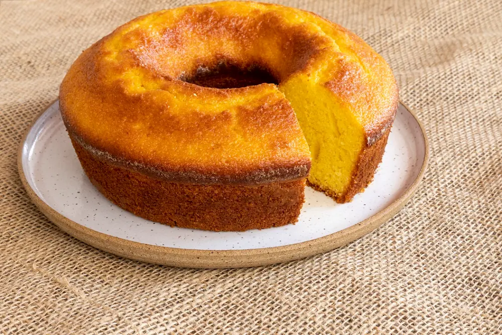 Bolo de milho super fofinho