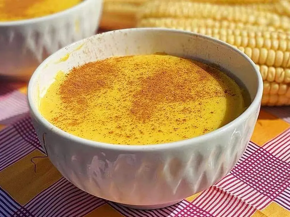 Curau de milho cremoso