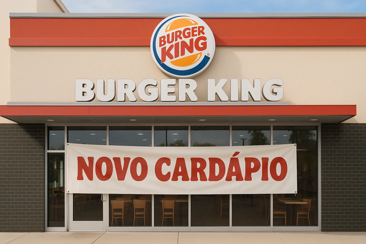 Burguer King anuncia mudança total no seu cardápio e novidades vão te surpreender. (Imagem: FDR/IA Sora)
