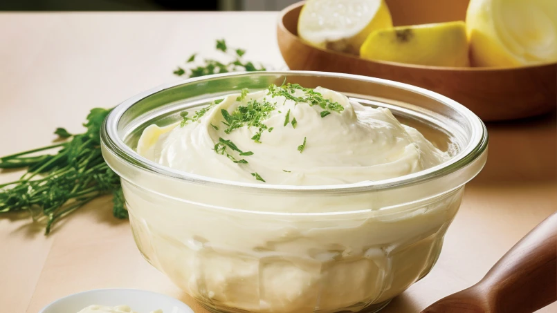 Receita de Molho de Alho Cremoso