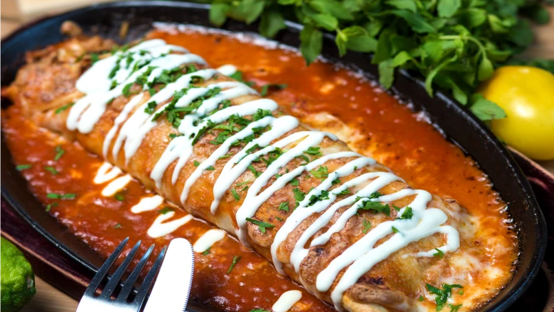 Panqueca de carne moída